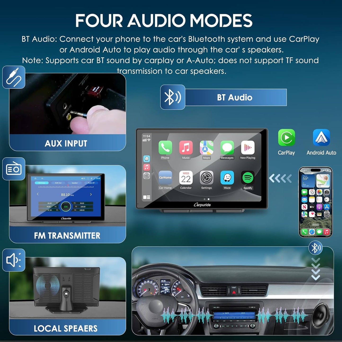 Carpuride CarPlay Screen